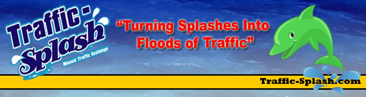 Traffic-Splash Website traffic, surfing, earn money
